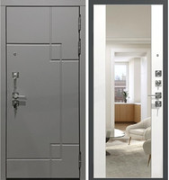 входная металлическая дверь модель Гарда S19 с зеркалом